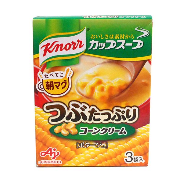 ★まとめ買い★　味の素(株)　クノールカップスープ　つぶたっぷりコーンクリーム　3袋　×10個