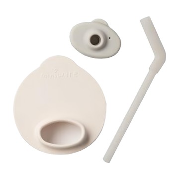 Miniware 愛喝水配件組 特殊防漏設計 可微波、洗碗機清洗  1組  杯蓋 + 吸管 + 上蓋 + 密封圈