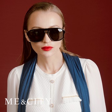 ME&CITY 韓版飛行員太陽眼鏡 抗UV400 (ME 1107 C01)