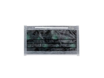 露營森活圖案口罩-墨綠【5th STREET】【APP下單享4%點數】