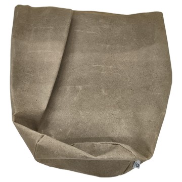 義大利進口 置物袋 再生皮革 HA_dp SV42GR L  灰色 + 黃色  1個