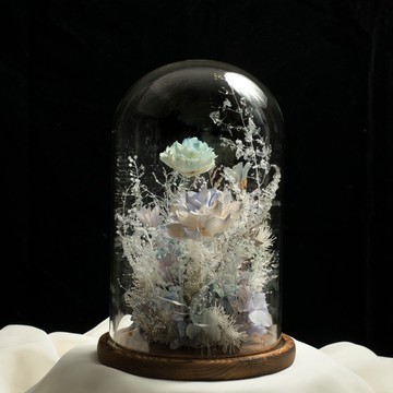凜冬系列 - 永生鐘罩花 冰晶