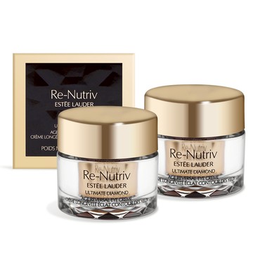 ESTEE LAUDER 雅詩蘭黛 白金級黑鑽松露逆時眼霜(5ml)X2-公司貨