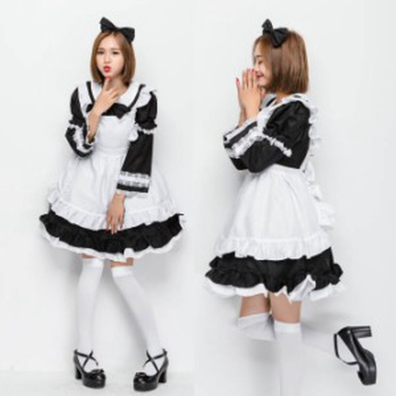 ハロウィン メイド メイド服 喫茶 カフェー 大人用 子供用 キッズ ワンピース パーティー イベントコスプレ衣装 Ps3218 通販 Lineポイント最大1 0 Get Lineショッピング