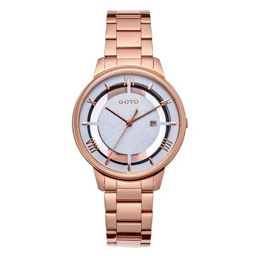 GOTO-懷舊系列-壓花玻璃-海棠花-男-莫蘭迪藍