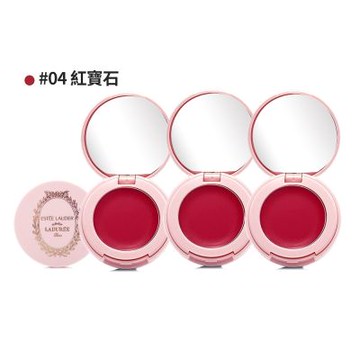 *ESTEE LAUDER雅詩蘭黛 粉嫩慾望晶透潤唇膏1.6g*3(#04紅寶石)(隨身版/超越正貨)