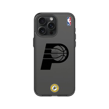iPhone 15 Pro Max Clear 酷墨灰 - NBA - B&W-印第安納溜馬 Indiana Pacers B&W