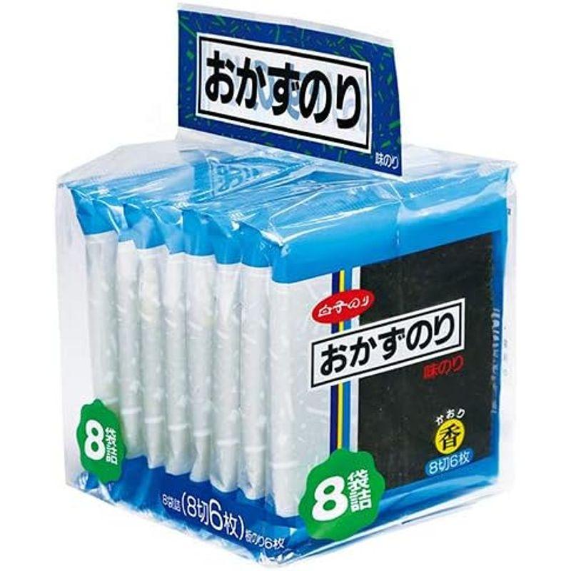 白子のり おかずのり 香(味のり) 8袋(8切6枚)×20袋入