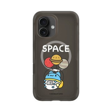iPhone 16 AirX 本質黑 - 貓貓蟲咖波 Bugcat Capoo - 咖波漂浮星球