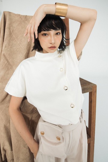 Memory Producer 印花立領上衣