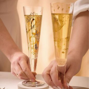 【現貨出清75折】德國 RITZENHOFF30周年限量香檳紀念對杯組(1組2