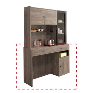 【H&D東稻家居】餐櫃下座4尺/收納櫃(THY2-04854)