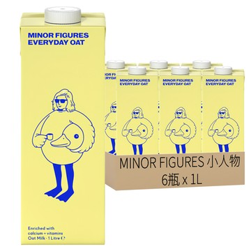 MINOR FIGURES 小人物 每日燕麥奶 1L  6瓶