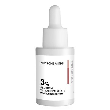 MY SCHEMING 我的心機 3%酯化維C極光淨白精華  30ml  1瓶