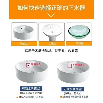 【宅鋪嚴選】洗臉手盆下水管衛生間下水管道排水管防堵臭神器下水器漏水塞配件