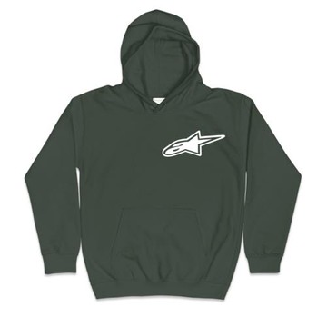 美式復古衛衣簡約高級感街頭嘻哈穿搭老綠色連帽長袖外套情侶裝潮