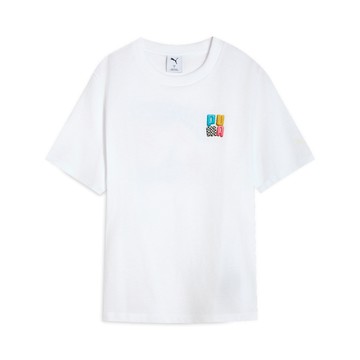 【PUMA】流行系列PT短袖T恤(F) 短袖上衣 女 白色-63298602