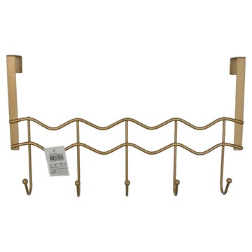 波浪門板勾5勾  金色  1個