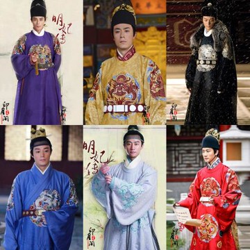 影視古裝明妃同款明朝皇帝服大臣官員王爺服官服世子古裝演出服