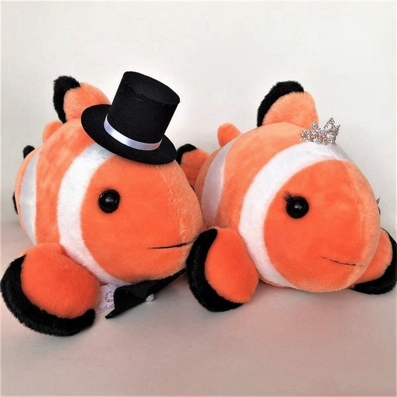 カクレクマノミ ニモ 熱帯魚 ウェディングドール 結婚式ぬいぐるみ ギフト 受付 ドリンクスペース フォトブース 魚 人形 通販 Lineポイント最大get Lineショッピング