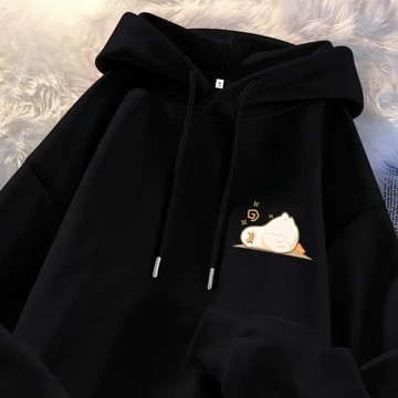 【簡約休閑】連帽衛衣女 美式復古oversize潮牌 潮流hiphop連帽男生女生衣服 帽t 大學t 長袖上衣 0883