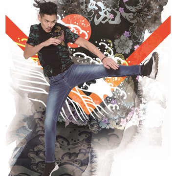 BIG TRAIN  COOLMAX剪接水洗小直筒-BM7256-76