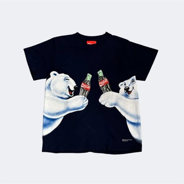 90s 美國古著可口可樂北極熊系列上衣