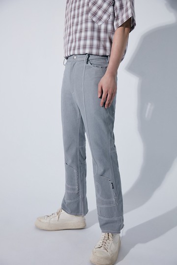 解構式水洗牛仔褲