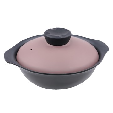 PanPot 嫣紫系列 27cm 電磁爐適用 低身萬用鍋 含蓋  1個  嫣紫色