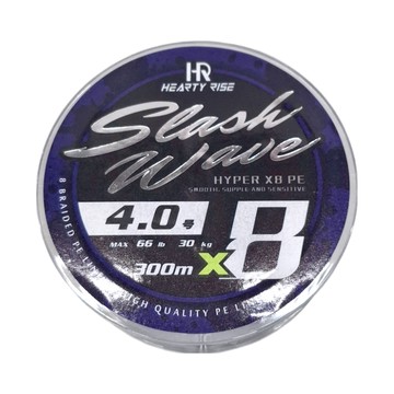 HEARTY RISE 哈帝來斯 SLASH WAVE X8 PE 線 300m 最大 30 kg  透明色  1個