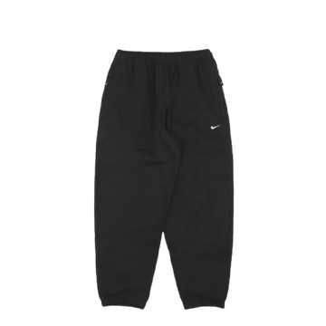 NIKE SOLO SWOOSH FLEECE PANTS BLACK