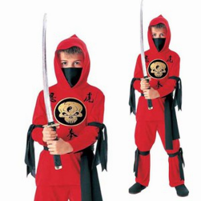 ハロウィン 衣装 子供 コスプレ 仮装 Red Ninja 忍者 男の子 男の子 コスチューム ハロウィンパーティー イベント 通販 Lineポイント最大1 0 Get Lineショッピング