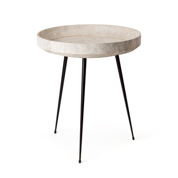 Bowl Table 理想邊桌（米灰、中）