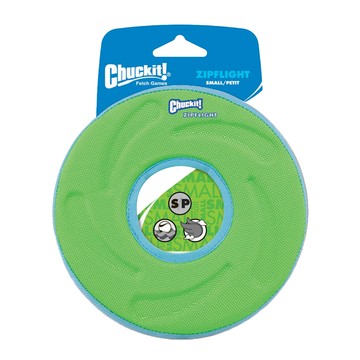 Chuckit 圓形飛盤，柔軟具彈性尼龍材質，漂浮設計  DK-181101  1個  小