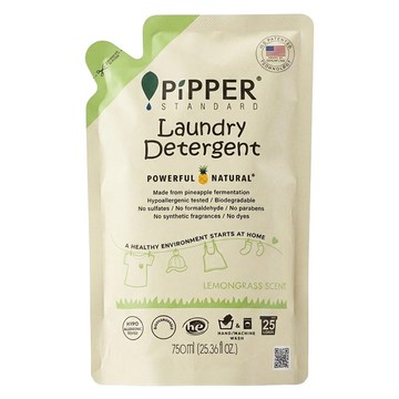 PiPPER STANDARD 沛柏 鳳梨酵素洗衣精 補充包 檸檬草  750ml  1包