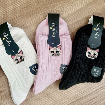 貓咪襪 nyaigs_暹羅貓 三雙組