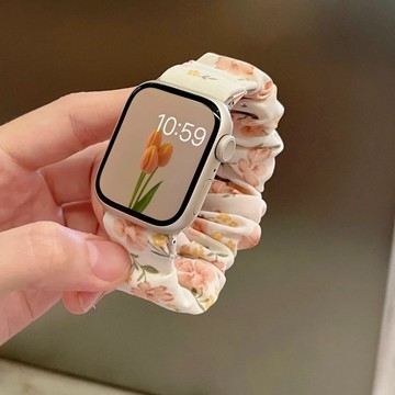 [髮圈錶帶] apple watch s11錶帶 SE 3 Ultra 3 錶帶 蘋果手錶錶帶 蘋果錶帶 造型髮圈錶帶