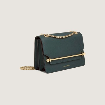 Strathberry - East/West Mini - Crossbody Leather Mini Handbag - Green