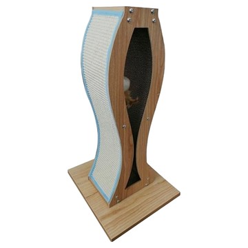 ROCK CATS 貓抓板 尺寸 30x30x61.5cm RC-255B  鯛魚燒  1個