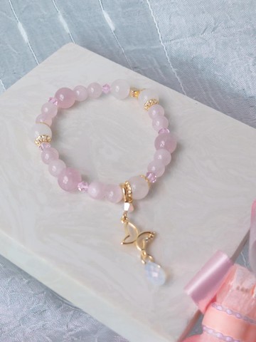 Pamycarie彩石誌系列水晶手鍊: 粉晶(2)