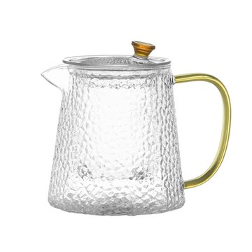 純手工加厚玻璃煮茶壺家用耐高溫茶具過濾泡花茶壺茶杯套裝一整套