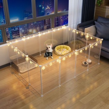 寵物圍欄狗狗寵物柵欄籠子室內門欄自由組合欄桿護欄隔離門小型犬