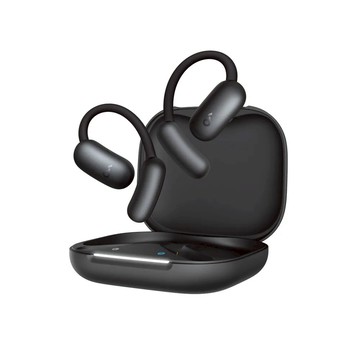 Soundcore AeroFit 2 AI 開放式藍牙耳機(即時翻譯 舒適可調 清晰悅耳天際黑