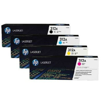 【領券滿額折200】  【超殺組合價】HP 312X/312A CF380X/CF381A/CF382A/CF383A 原廠碳粉匣一黑三彩特惠組