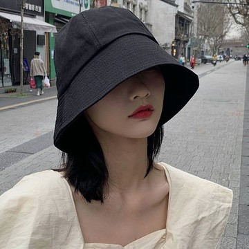 PS Mall 日系風格文青漁夫帽 遮陽帽 防曬帽 折疊帽 夏季百搭 (G2651) 1入