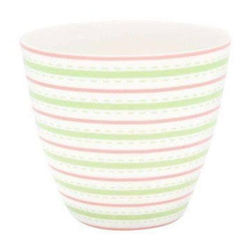 丹麥GreenGate Sari white 拿鐵杯