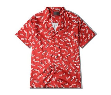 FINDSENSE H1夏季 新款 日本 街頭 復古嘻哈 時尚  個性  花襯衫 短袖 襯衣 潮男 上衣