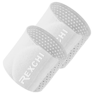 REXCHI 雷奇 運動纏繞式加壓護腕 HW16 21 x 5cm 白色 - 輕薄透氣 舒緩手腕不適  2個