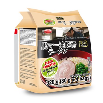 Acecook逸品 蒜香豚骨風味麵-袋裝(320g)