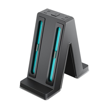 iPLAY SWITCH2 A字型座充  黑色  1個  HBS-2849
